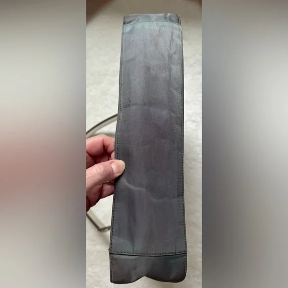 Authentic Prada Silver and Gray Shoulder Bag - Picture 3 of 16